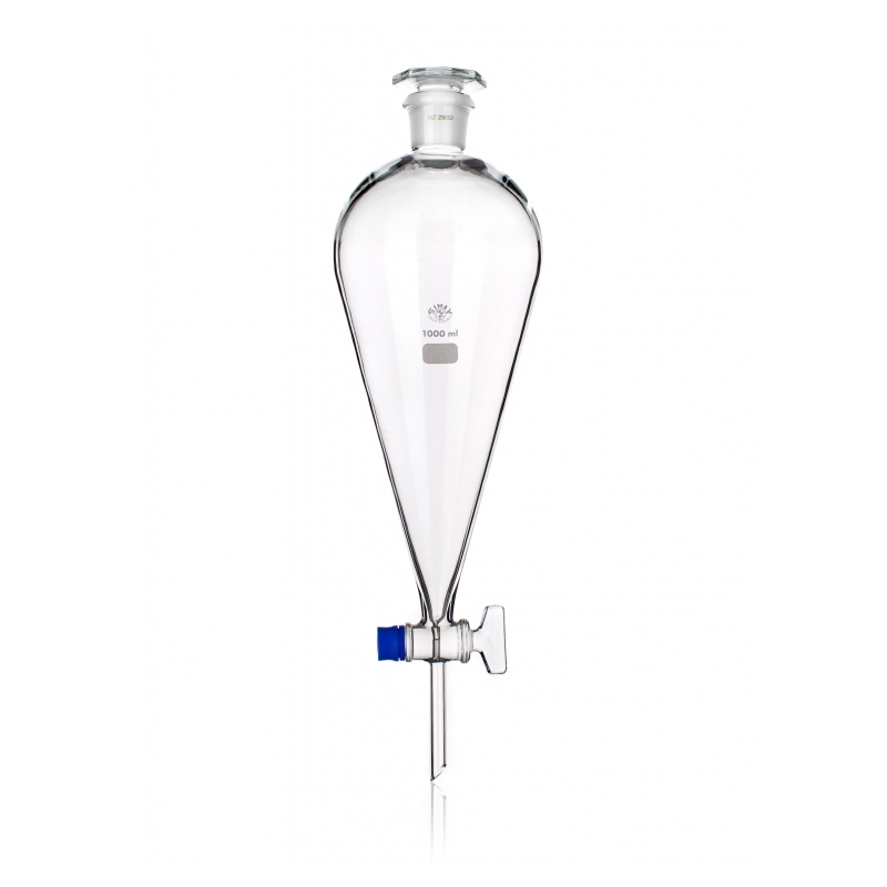 SIMAX Separatory Funnel, Pear Shape with SJ Stopper